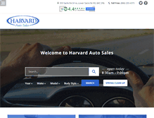 Tablet Screenshot of harvardauto.com